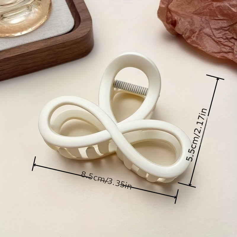 Women's Hair Claw Clip Matte Finish Hollow Updo Hair Accessory Medium