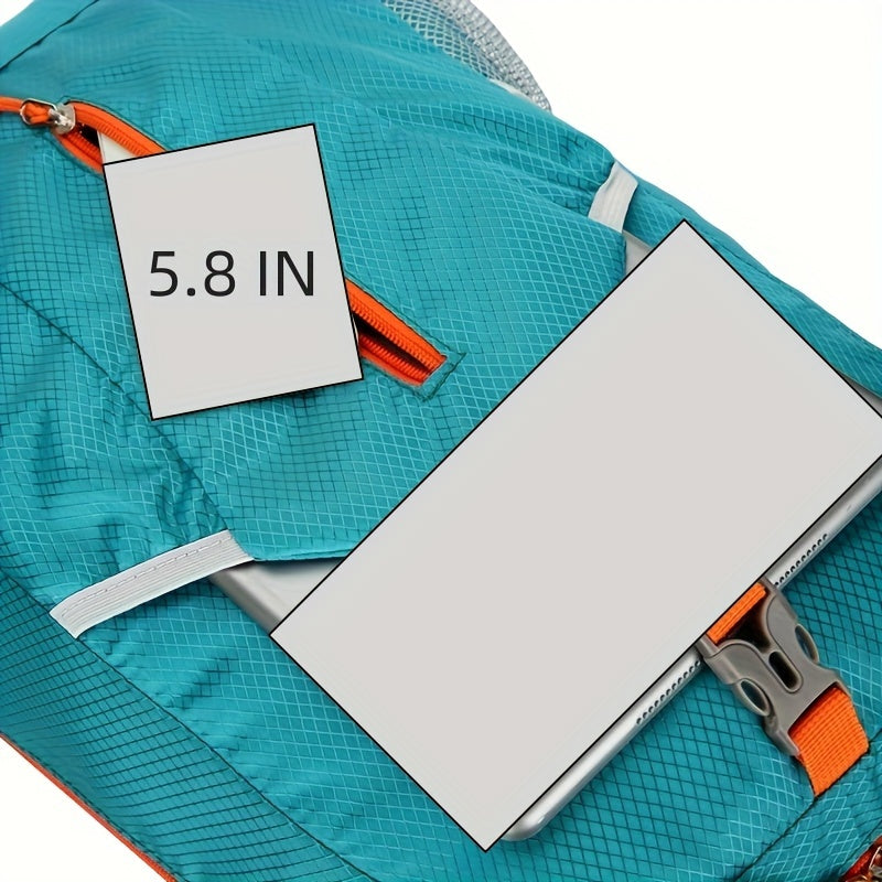 25L suv o'tkazmaydigan, bukadigan tashqi sayohat sumkasi, rangli kontrastli kundalik sumka