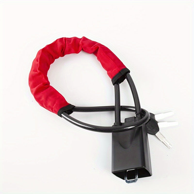 Heavy-Duty Steel Car Steering Wheel Lock with Anti-Theft Key Lock and Colors