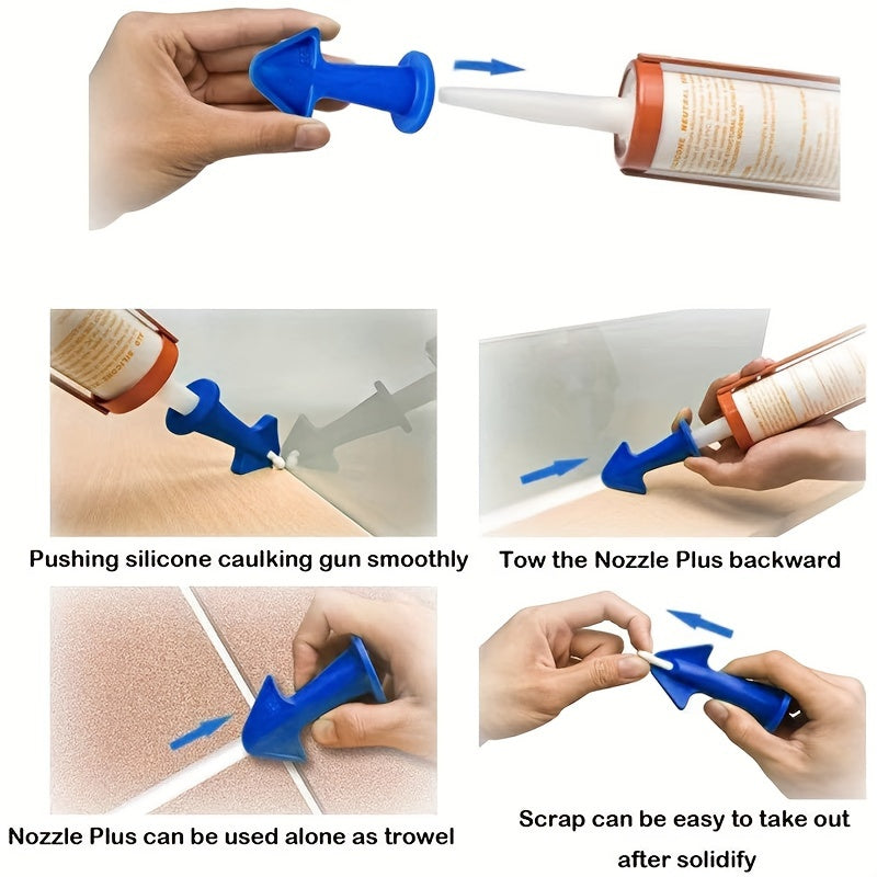 Silicone Sealant Nozzle Glass Glue Tip for Professional Use