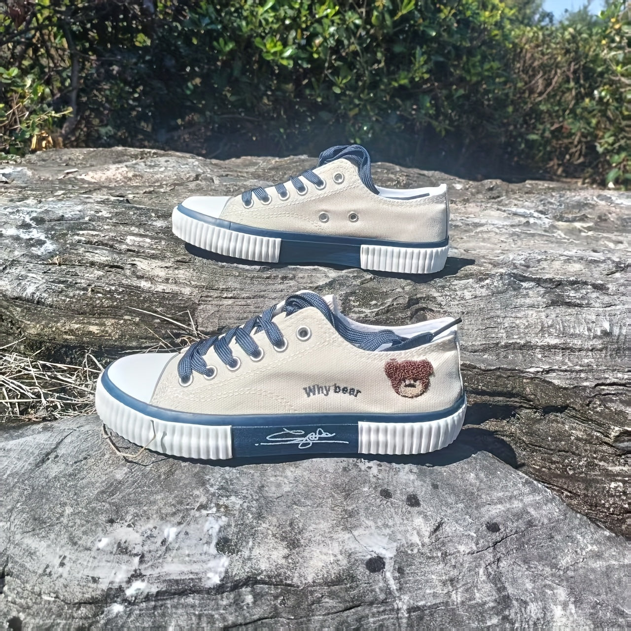 Women's Casual Vintage Fabric Flat Shoes With Cartoon Pattern