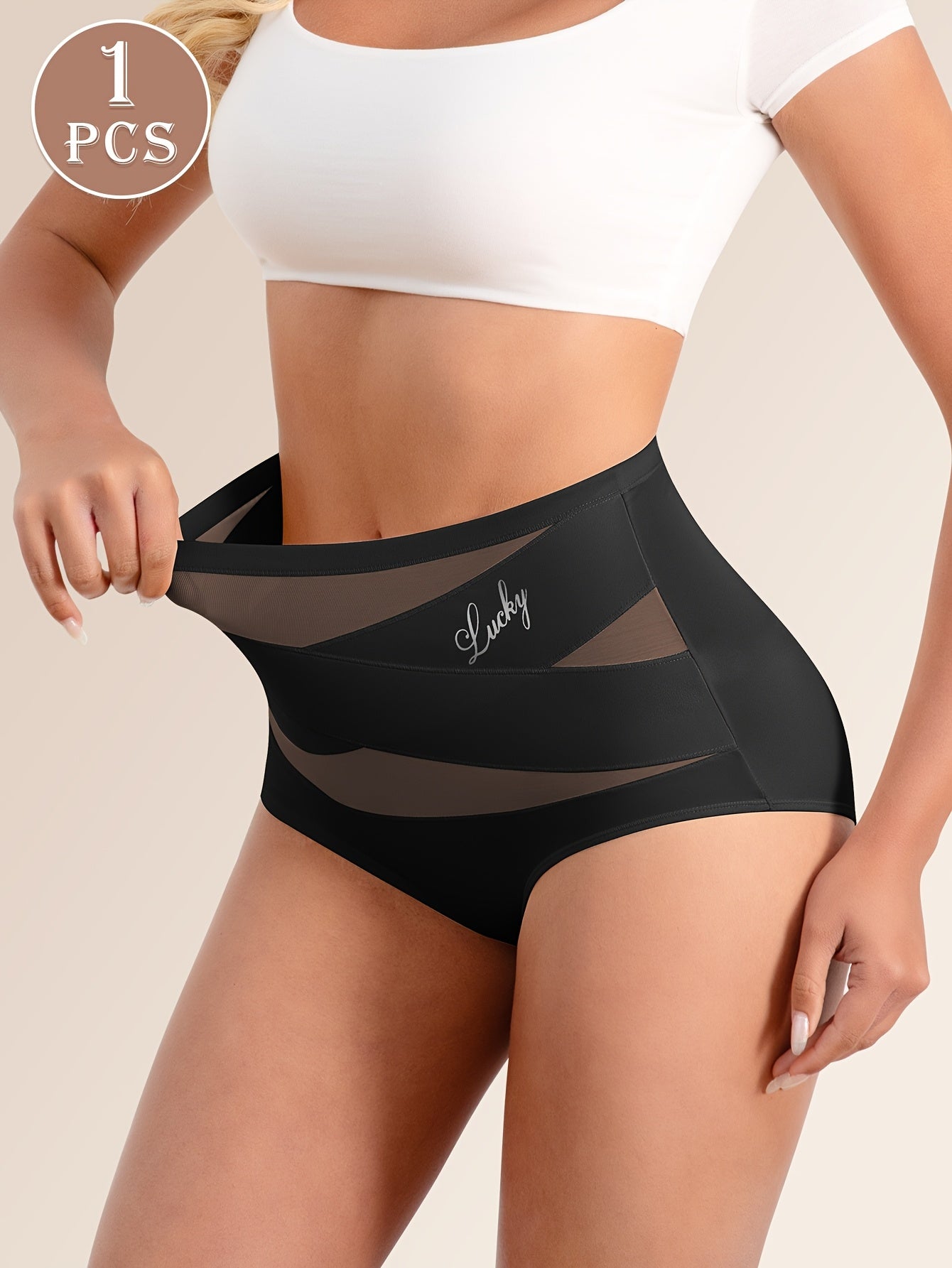 MEIYATING brendi yuqori beldagi ayollar uchun ichki kiyimlar, yumshoq to'qilgan polyesterdan tayyorlangan, kesma tasma tafsiloti bilan. Qulay moslashuvchan, bir rangli. 90% polyester va 10% elastan dan tayyorlangan.