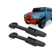 Front Hood Latch Black for SUV Truck, 2 Pack, Heavy Duty Automotive Replacement