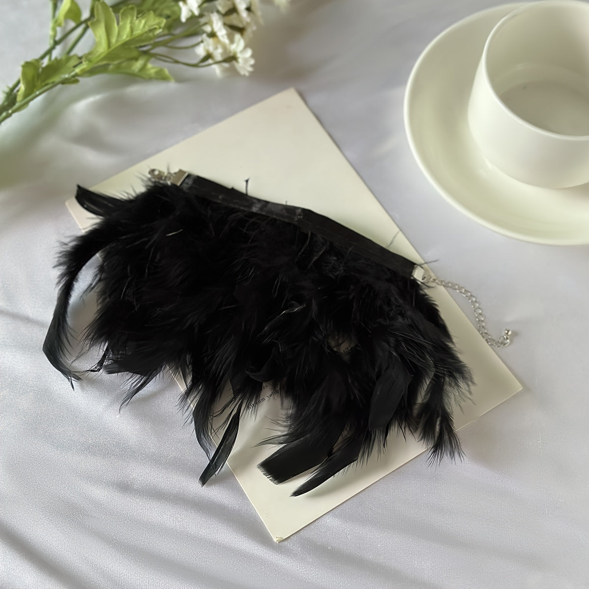 1 dona Oq/Rangli/Qora To'qimachilik Glamur Qo'l Bilaguzuk Boho Uslubidagi Partiyalar va Promlar uchun.