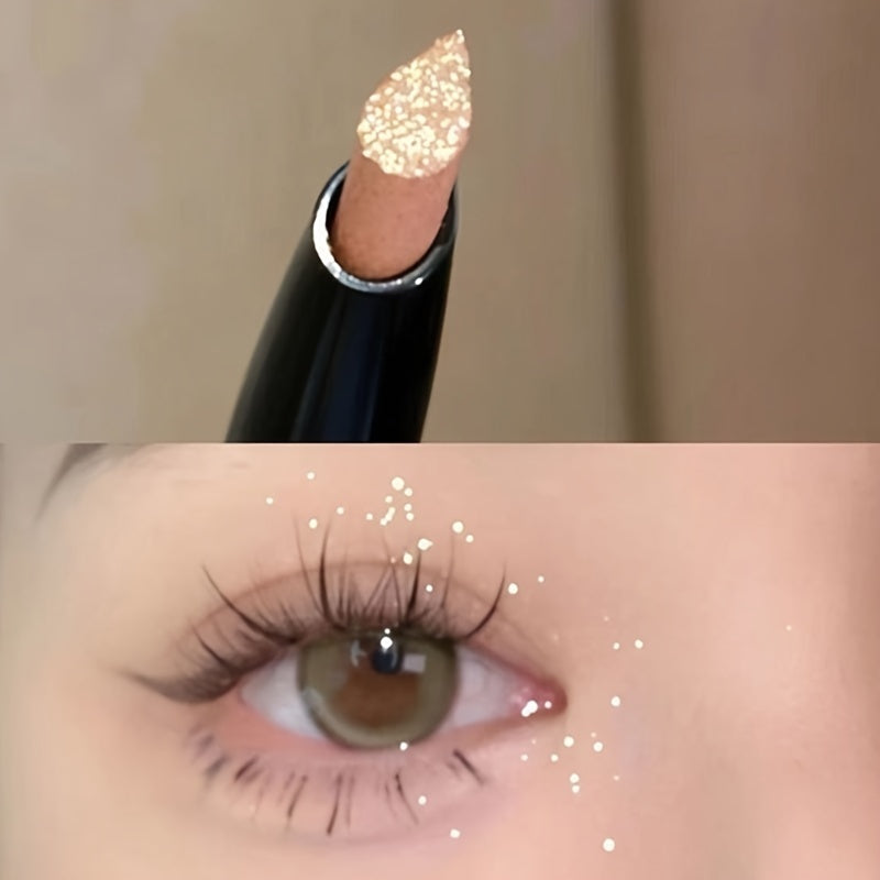 Glitter Eyeliner Pencil with Rhinestones and Multiple Colors for Eyeshadow