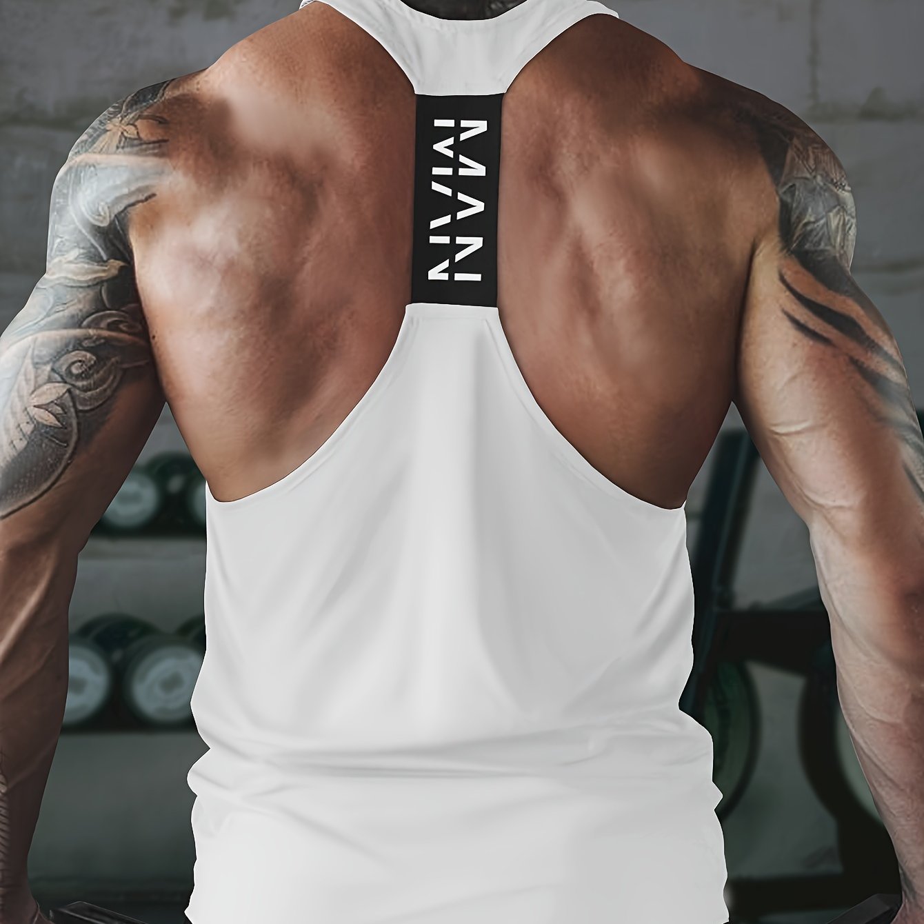 Men's Breathable Sleeveless Fitness Tank Top for Casual Training Summer