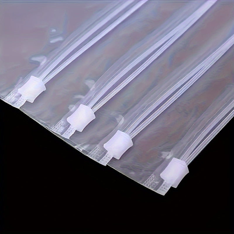 50 dona shaffof 14 Mil qayta ishlatiladigan Ziplock sumkalar, atıştırmalıklar, urug'lar, zargarlik buyumlari uchun paketlash