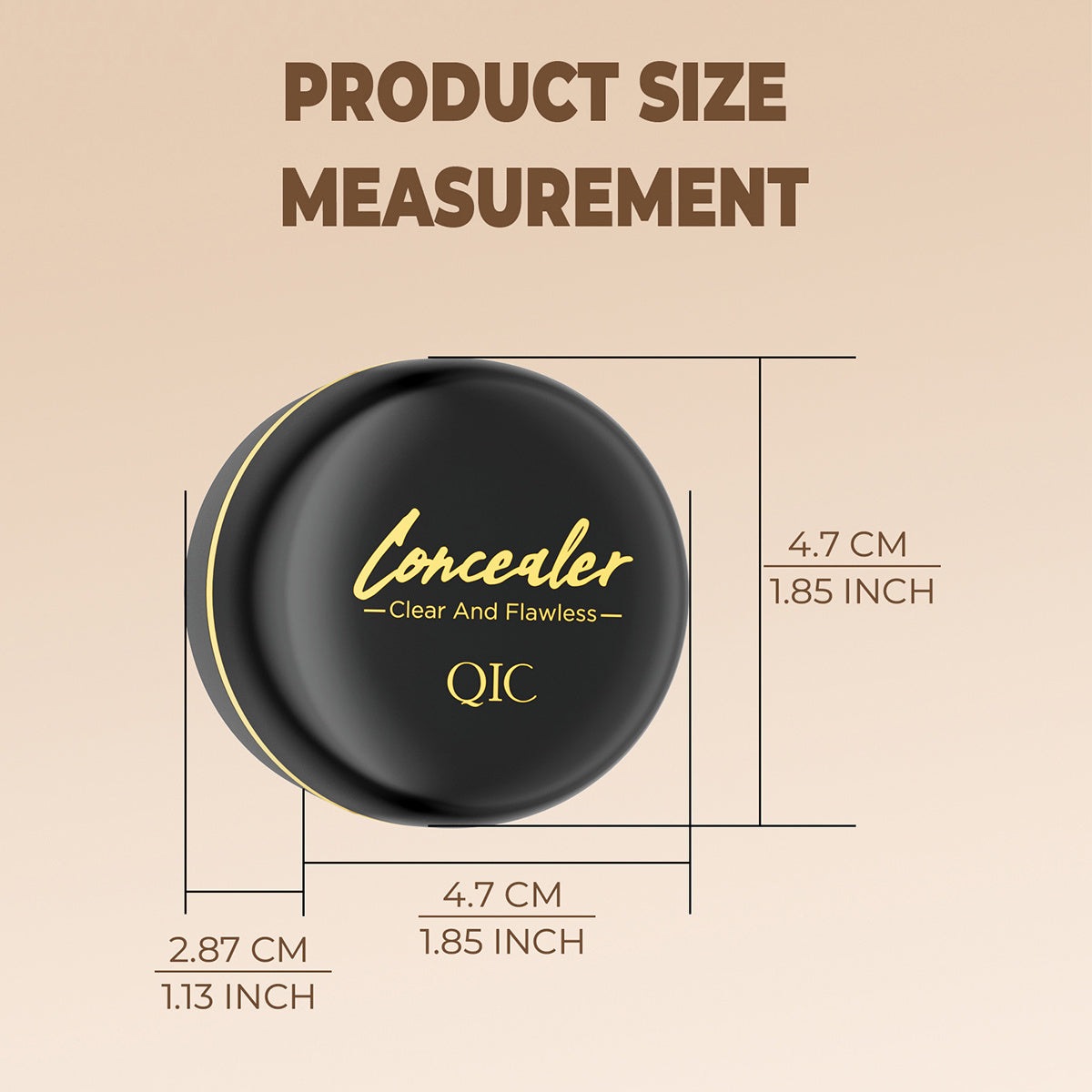 Women Multi-Tone High Coverage Concealer for Dark Circles Acne Blemishes