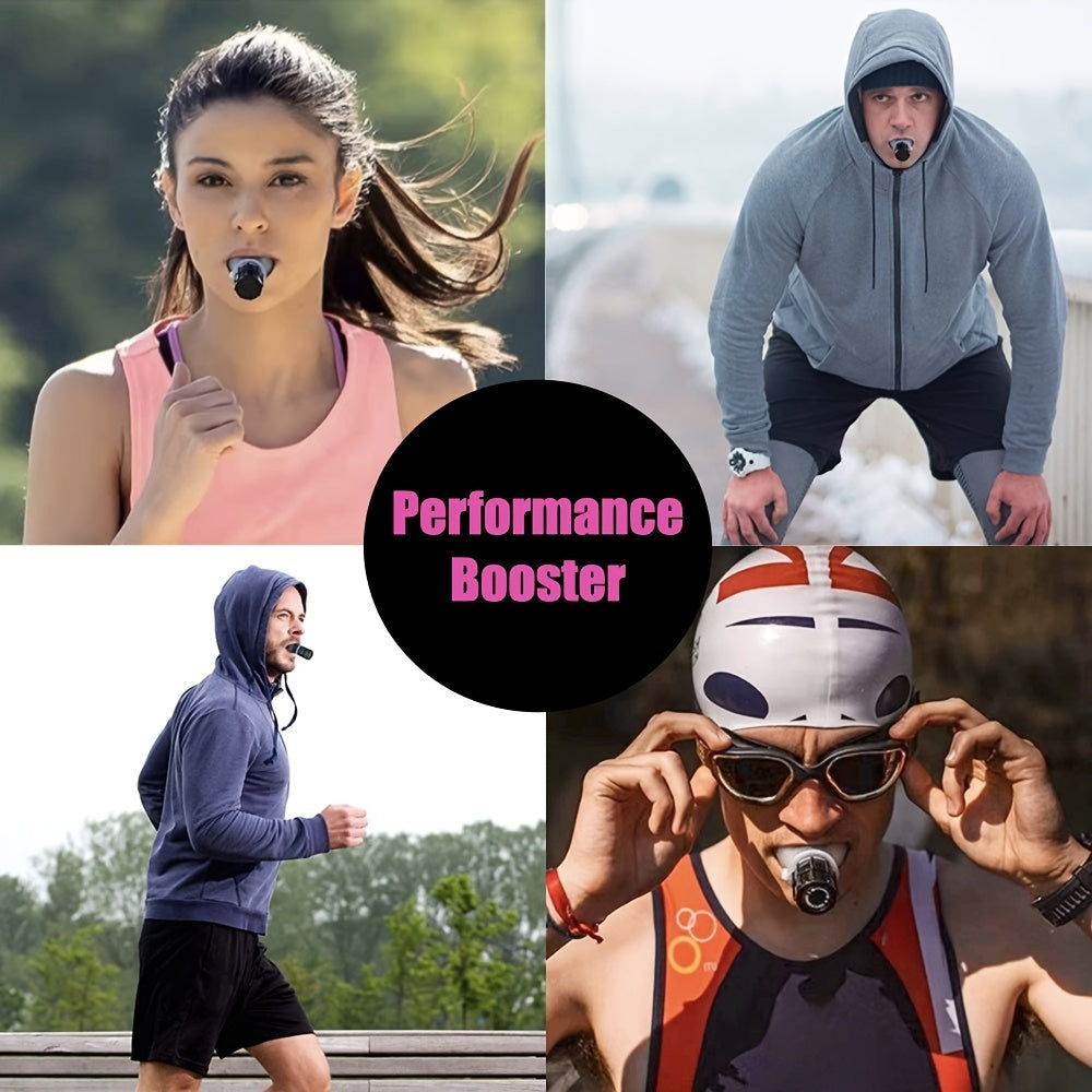 Регулируемый тренажер для дыхания с сопротивлением для улучшения легочной емкости и физической формы.