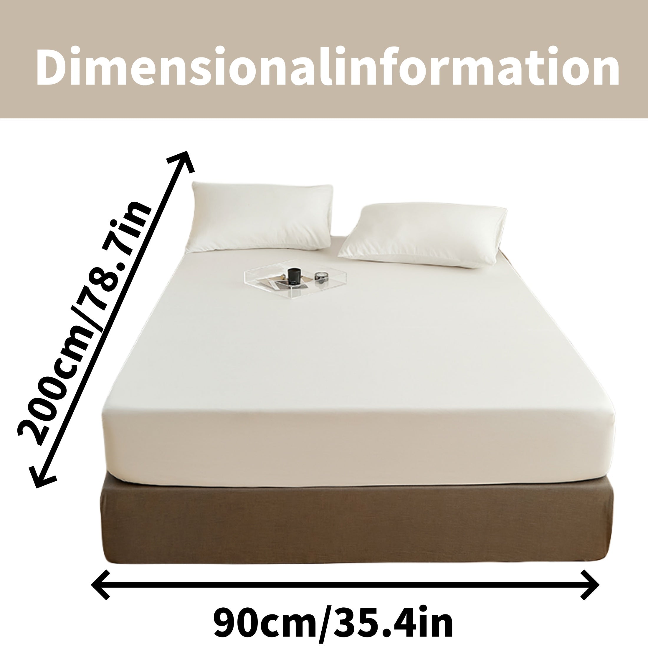 Juego de sábanas ajustadas de poliéster cepillado con 2 fundas de almohada, con bolsillo profundo, ropa de cama