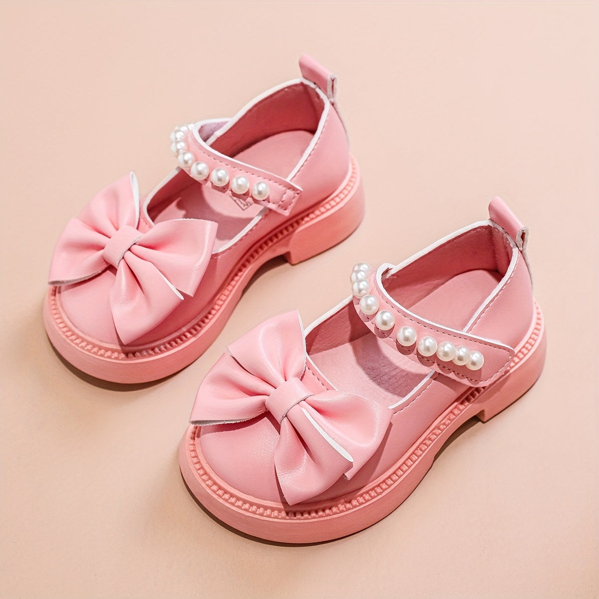 Детские туфли-бантики с бабочками и геометрическим узором, легкая дышащая резиновая подошва