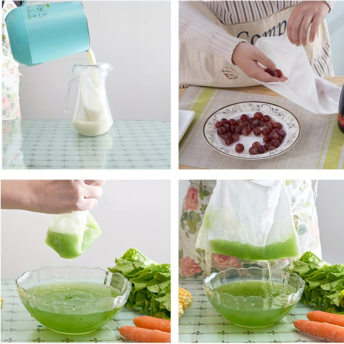 Katta sig'imli filtr sumkasi 66.04x55.88 sm o'lchamda, uy pivo ishlab chiqaruvchilari uchun pivo va soya sutini filtrlaydigan tarzda mo'ljallangan. Qayta ishlatiladigan va qulay.