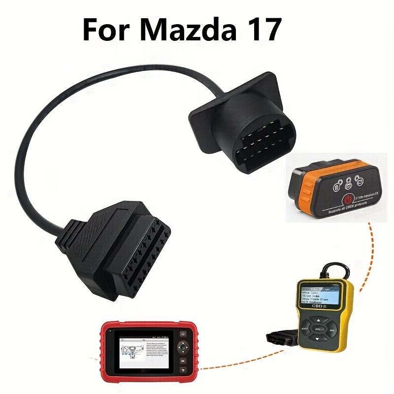 OBD1 to OBD2 Adapter Cable 7 Pin 10 17 20 22 30 Pin Vehicle Diagnostic Connector