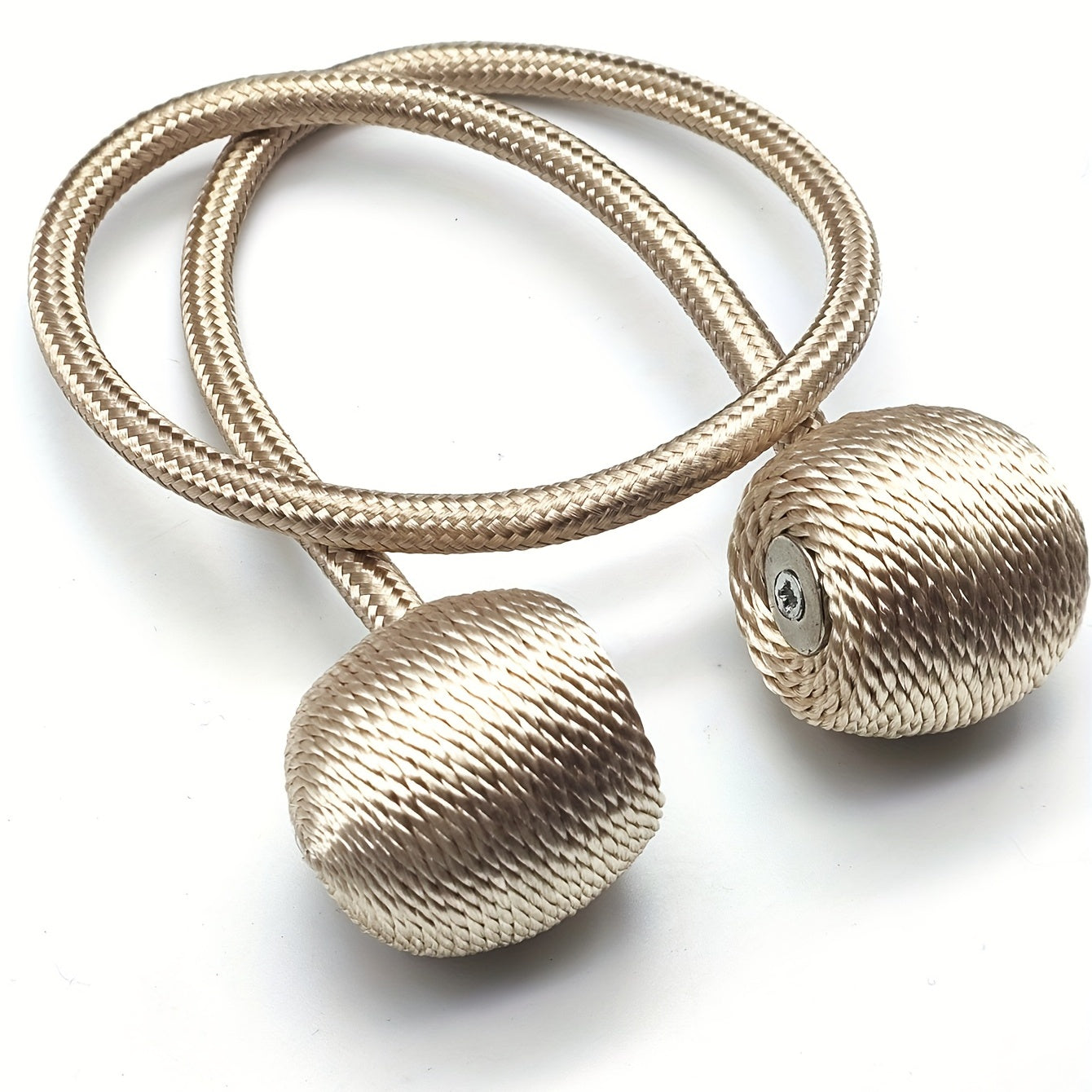 2 piezas de sujetapuertas magnéticos modernos y sencillos para cortinas de tela, ideales para dormitorio y sala de estar