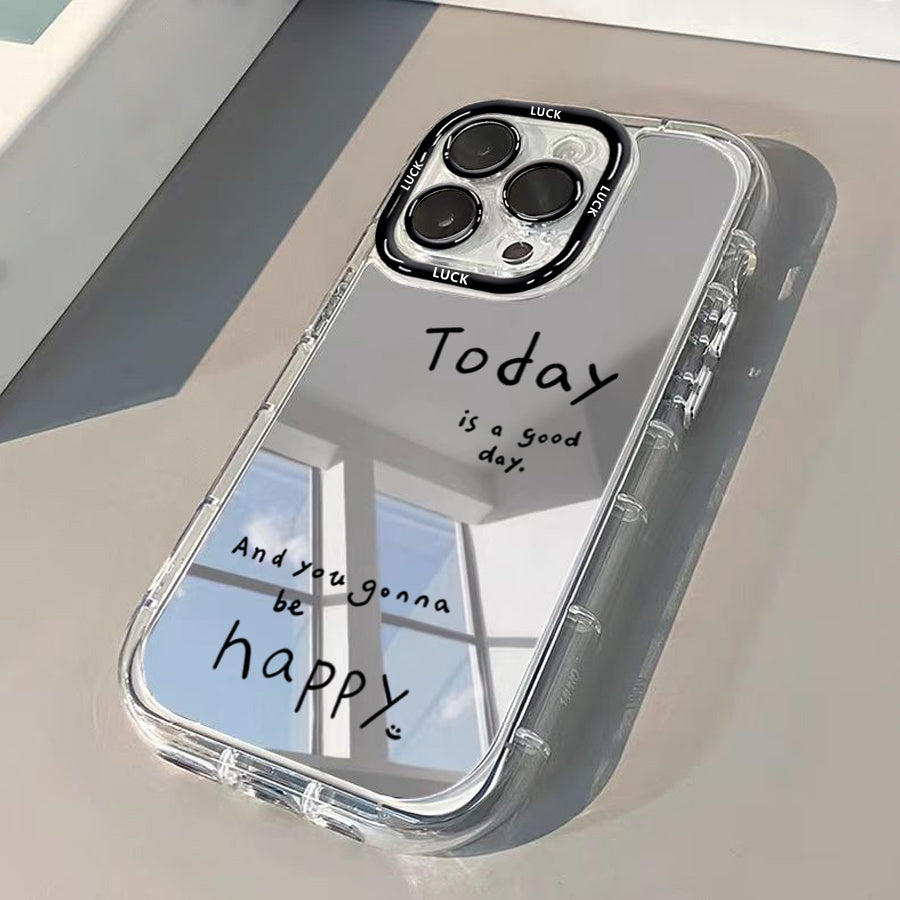 Mirror Finish TPU Phone Case Compatible with iPhone 7 8 11 12 13 14 15 16 X XR XS SE2 15 Pro Max