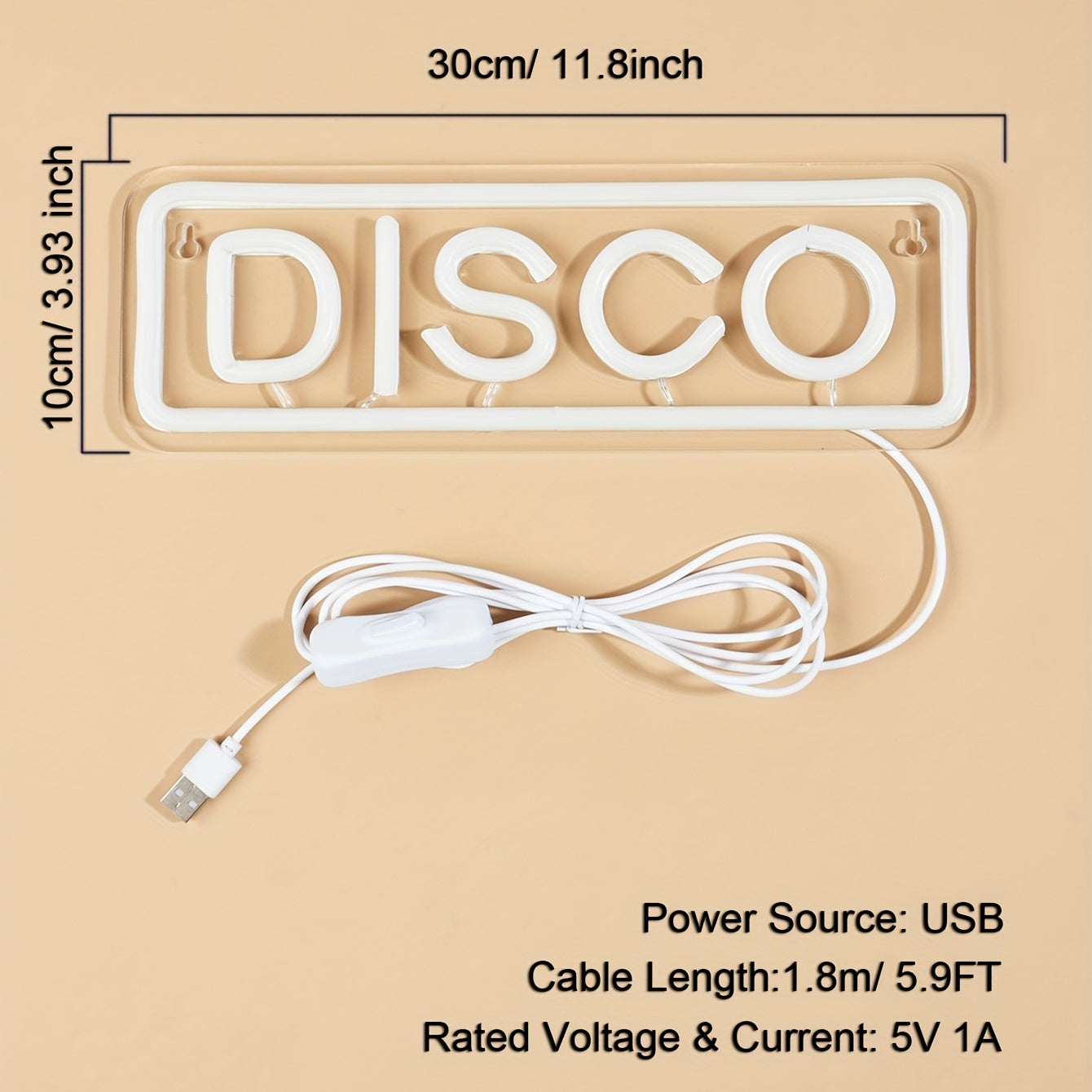 Neon Sign LED Wall Decor for Bedroom Wedding Party Game Room USB Powered