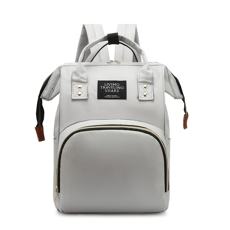 Ayollar uchun qora Oxford matodan tayyorlangan choyshab sumka, engil, keng va ko‘p funksiyali ryukzak