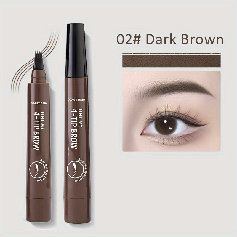 Женский карандаш для бровей ультратонкий водостойкий, стойкий к растушевке и долговечный