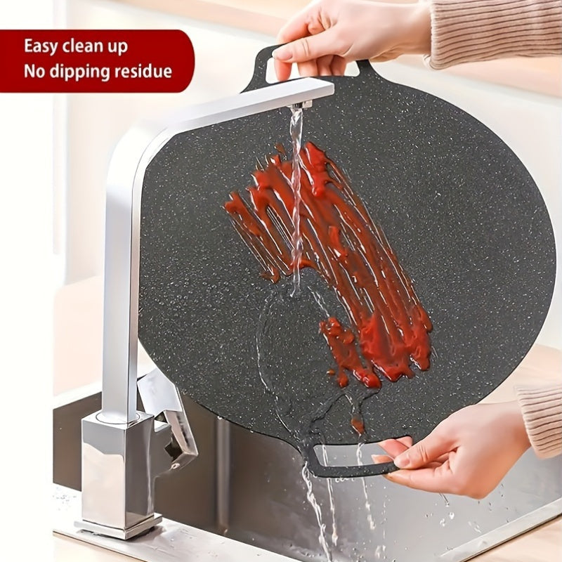 Non-Stick Cast Iron Korean BBQ Grill for Home and Outdoor Use