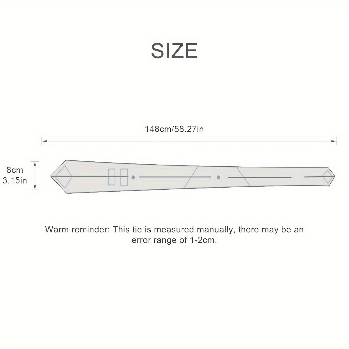 Men's Red Polyester Necktie 8cm Wide for Weddings and Business Events