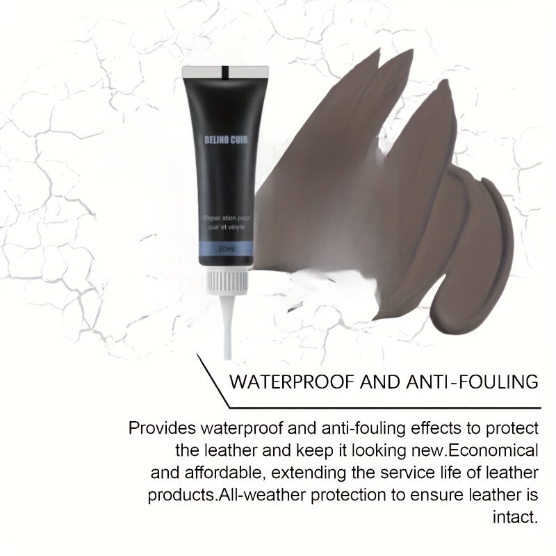 Крем для ремонта кожаных и виниловых автомобильных сидений для всех поверхностей, 4-в-1