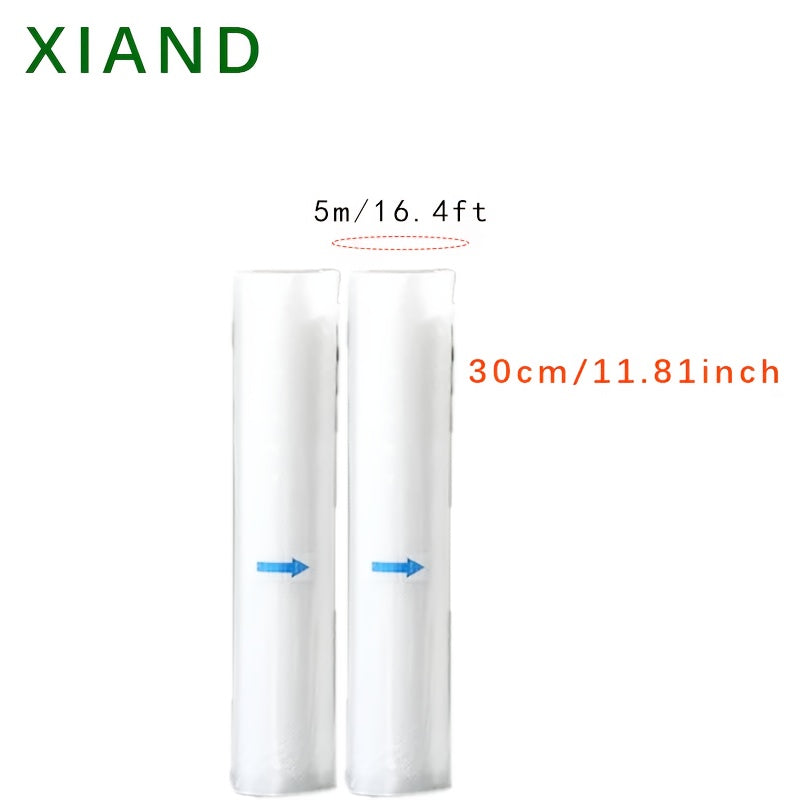 Ovqatni saqlash va tartibga solish uchun 2 ta vakuum oziq-ovqat saqlash sumkasi to'plami