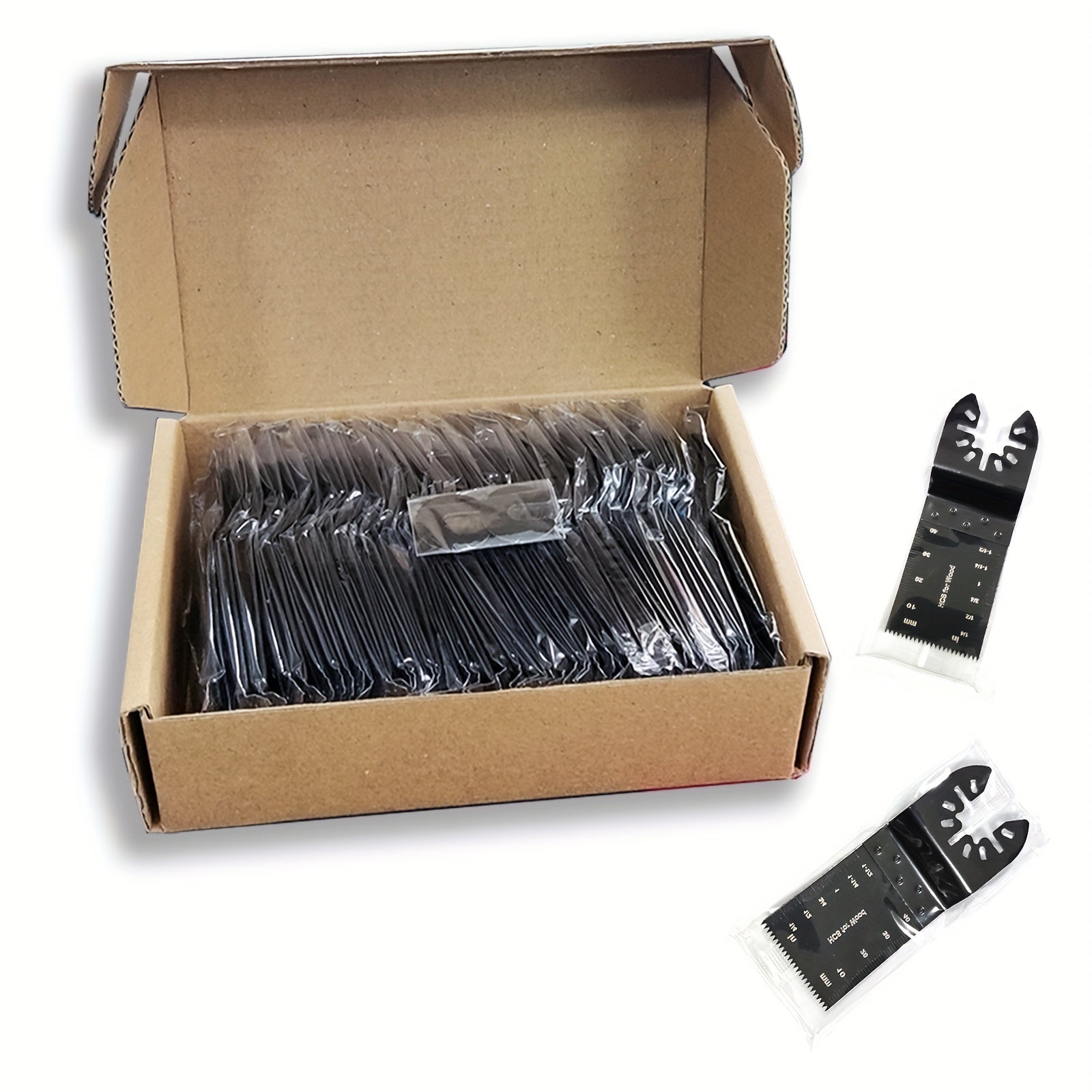 Осциллирующие пилы-ленты диаметром 1-3/8 дюйма для дерева, пластика, мягких металлов, упаковка 100