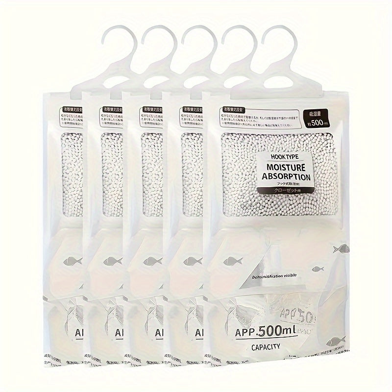 Bolsas grandes de gel desecante que absorben la humedad, 16.9 oz para deshumidificación de armarios y hogares