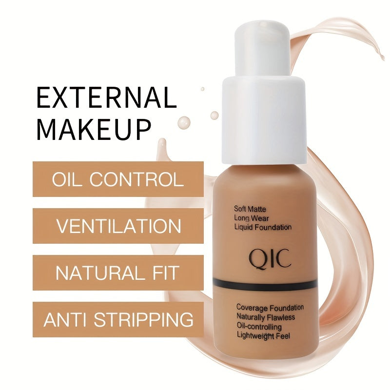 Ayollar suyuqlik asosiy 5 ta rangli nude mat uzun muddatli namlantiruvchi yashirish uchun korektor