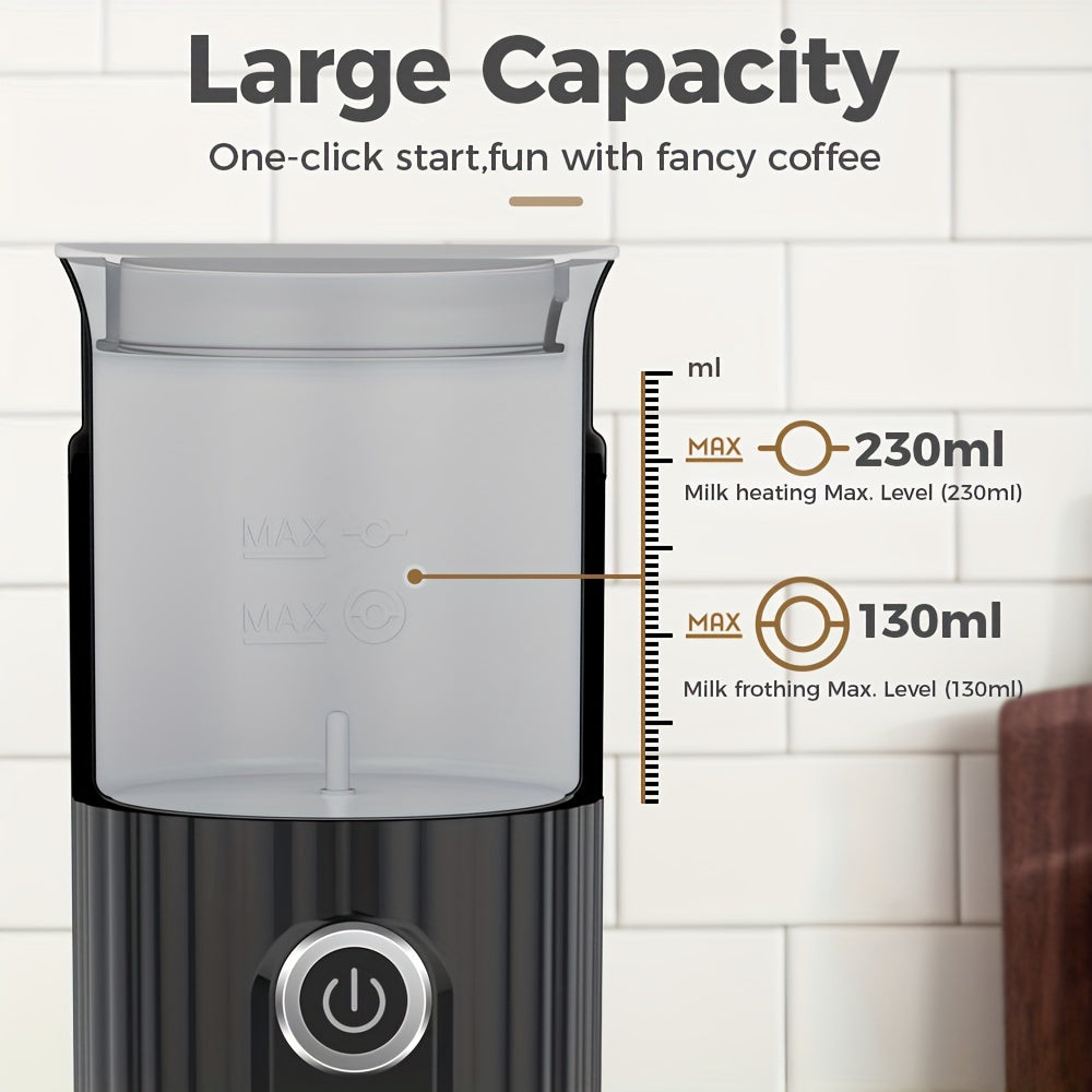 Electric Milk Frother Machine for Latte Cappuccino Hot Cold Milk Steamer