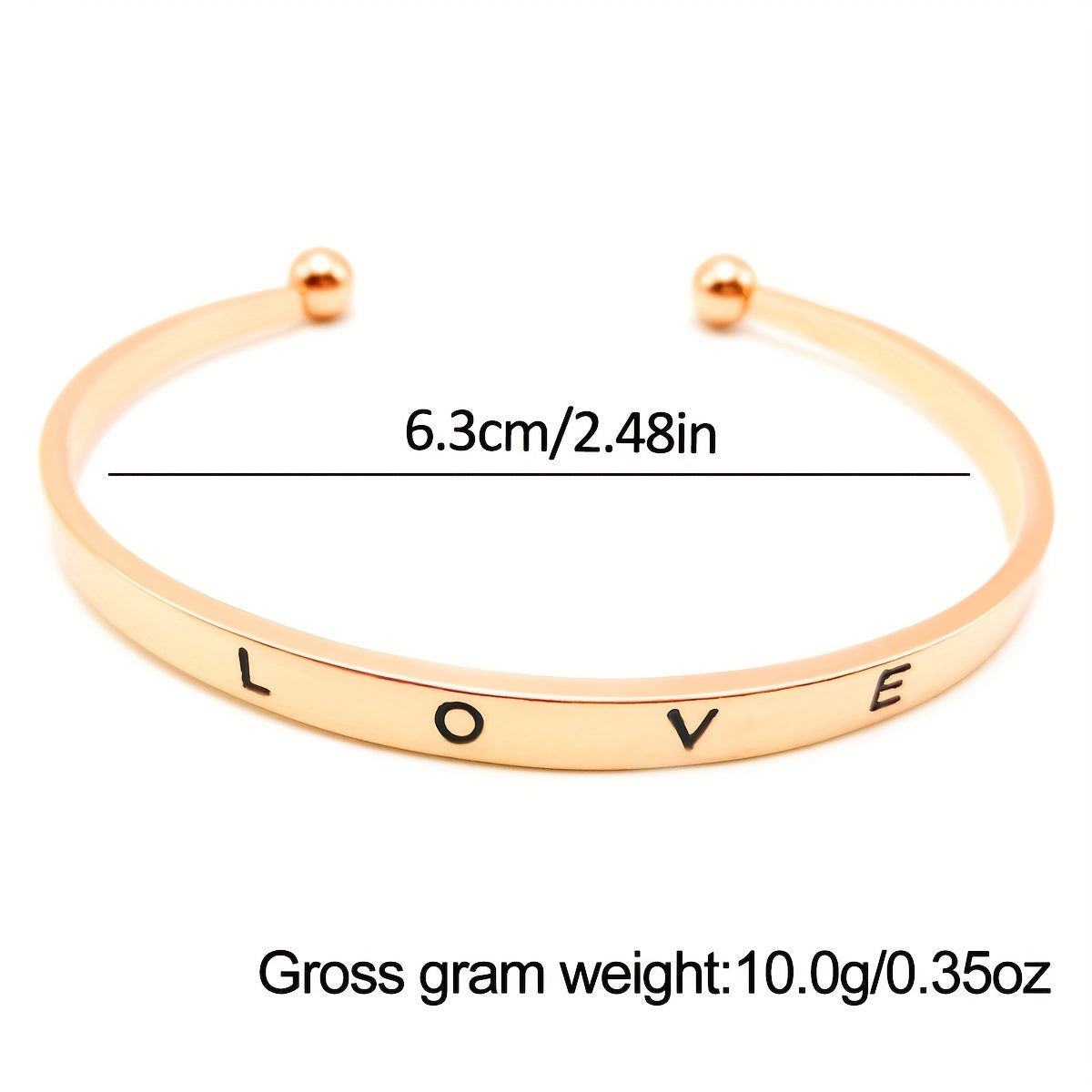 Conjunto de reloj de oro con cuarzo para mujer con pulsera Love para el Día de San Valentín
