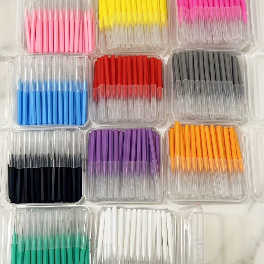 Interdental Brushes 60/120pcs Dental Flossing Tools for Oral Hygiene