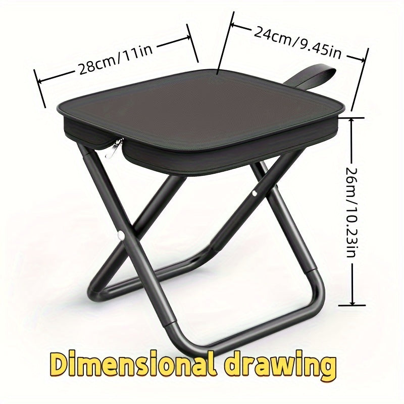 Folding Stool and Chair Combo for Camping Hiking and BBQ Durable Lightweight Portable