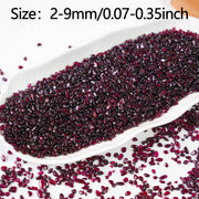 Natural Garnet Gravel for Fish Tanks and Gardens Polished Stones for Aquatic and Landscape Use