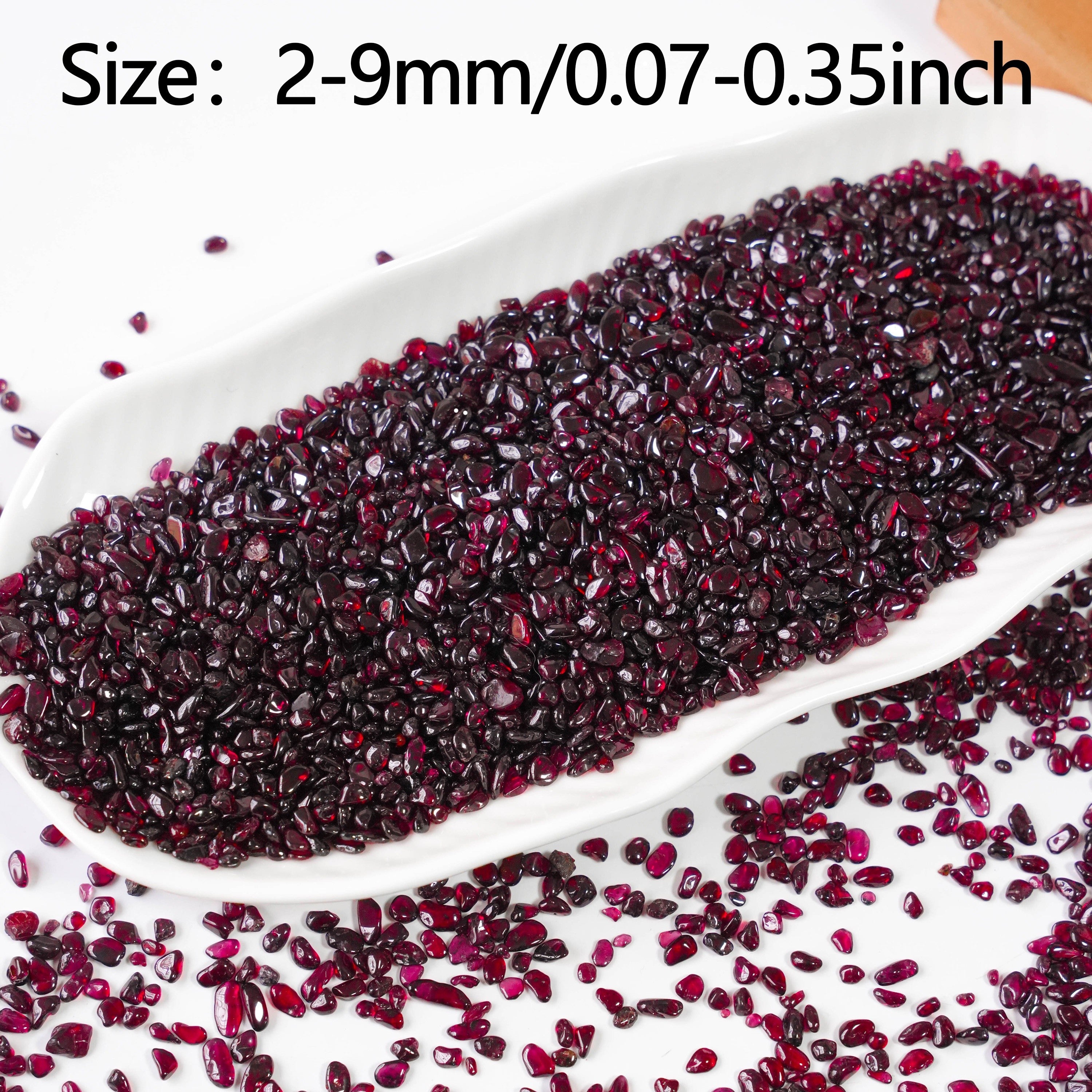 Natural Garnet Gravel for Fish Tanks and Gardens Polished Stones for Aquatic and Landscape Use