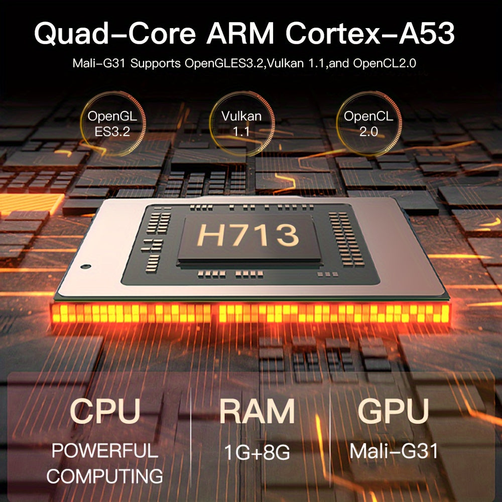 Мини портативный проектор 4K HD Android Smart Wi-Fi 6 3000 люменов 180° вращение