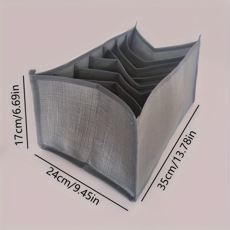 Caja de almacenamiento para ropa de lona plegable para jeans, ropa interior, calcetines, en dormitorios