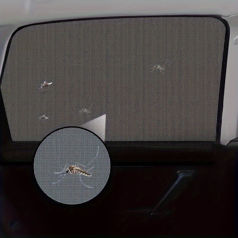 4-Donali Avtomobil uchun Qarshi Sivuvchan O‘rdaklar uchun Oyna Quyosh Nurlari Filtri Tarmoq To‘plami