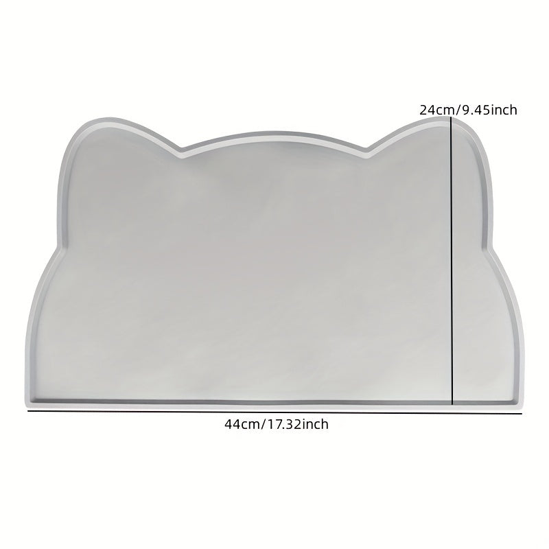 Silicone Pet Feeding Mat for Cats and Dogs Non-Slip Spill-Proof Easy to Clean