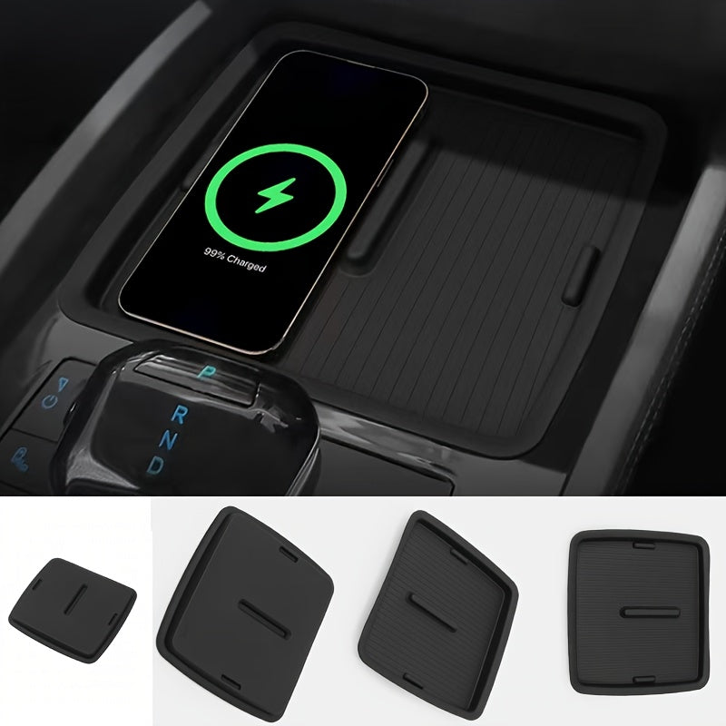 Silicone Car Interior Protection Mat for 24 Models Nonslip Central Console Pad