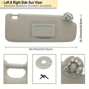 Driver And Passenger Sun Visor Replacement Durable Black for Cruze