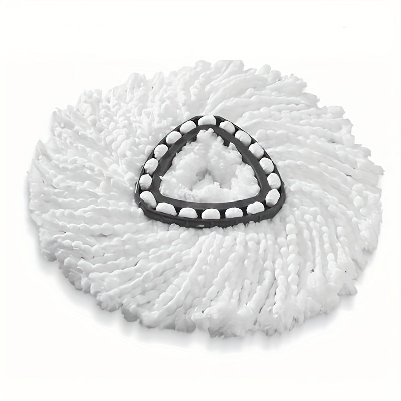 Almohadilla de microfibra blanca para trapeador para limpieza de suelos, uso en esquinas, no necesita batería