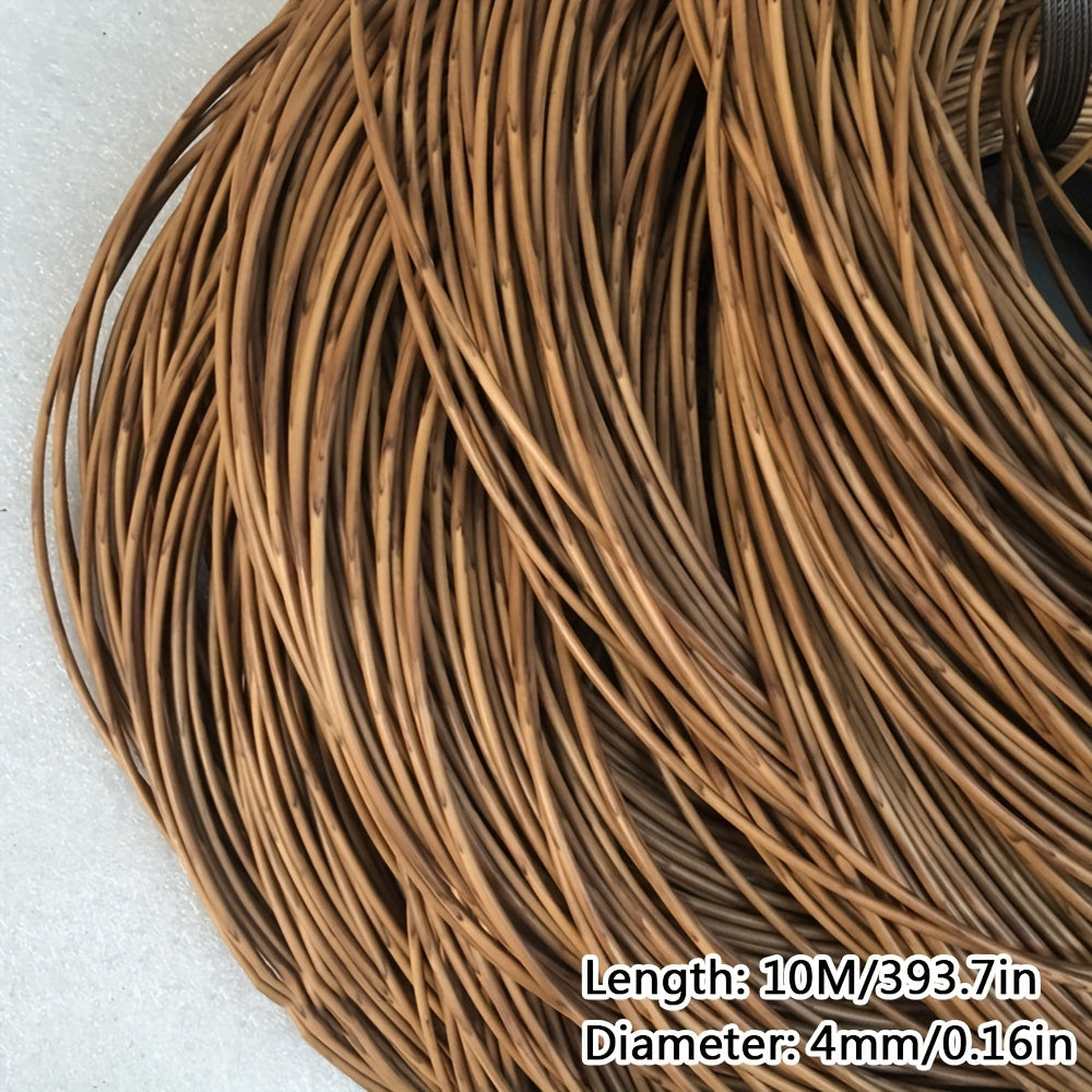 Faux Rattan Weave Material for Outdoor Furniture Repair and Crafting Durable PE Plastic