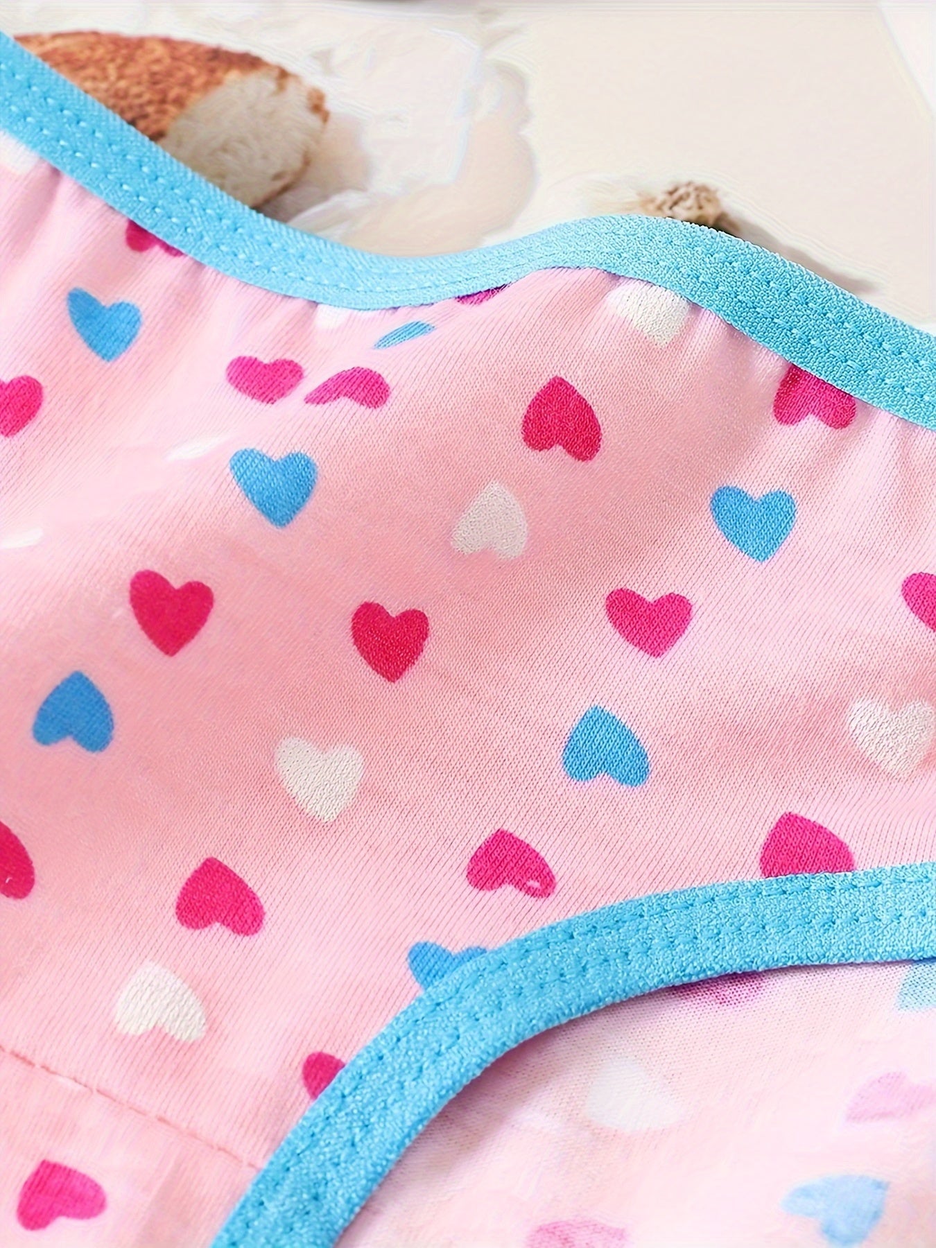 Pack de 6 braguitas de algodón y mezcla con estampados de dibujos animados, talla mediana, tela de punto con elasticidad