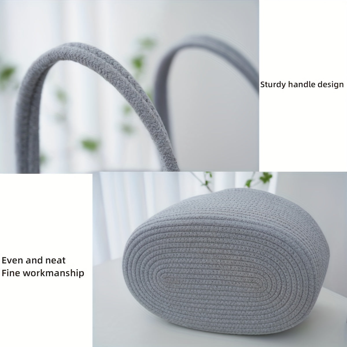 Linen Storage Basket with Wet Dry Separation Oval Toy Diaper Organizer