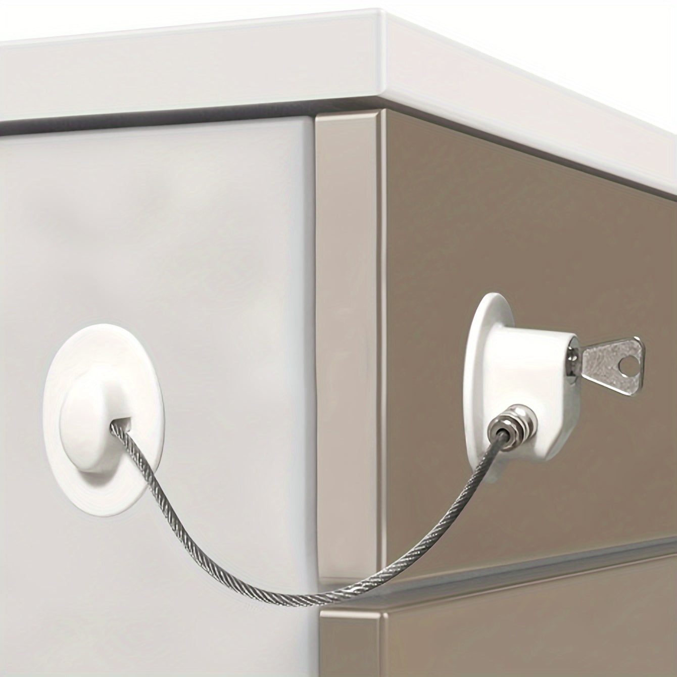 Yumaloq deraza kartasi qulfi cheklov switchi slayd eshikni himoya qilish uchun teshik ochmasdan, yopishtiruvchi stiker va kalit bilan o'g'irlikka qarshi xavfsizlik uchun.