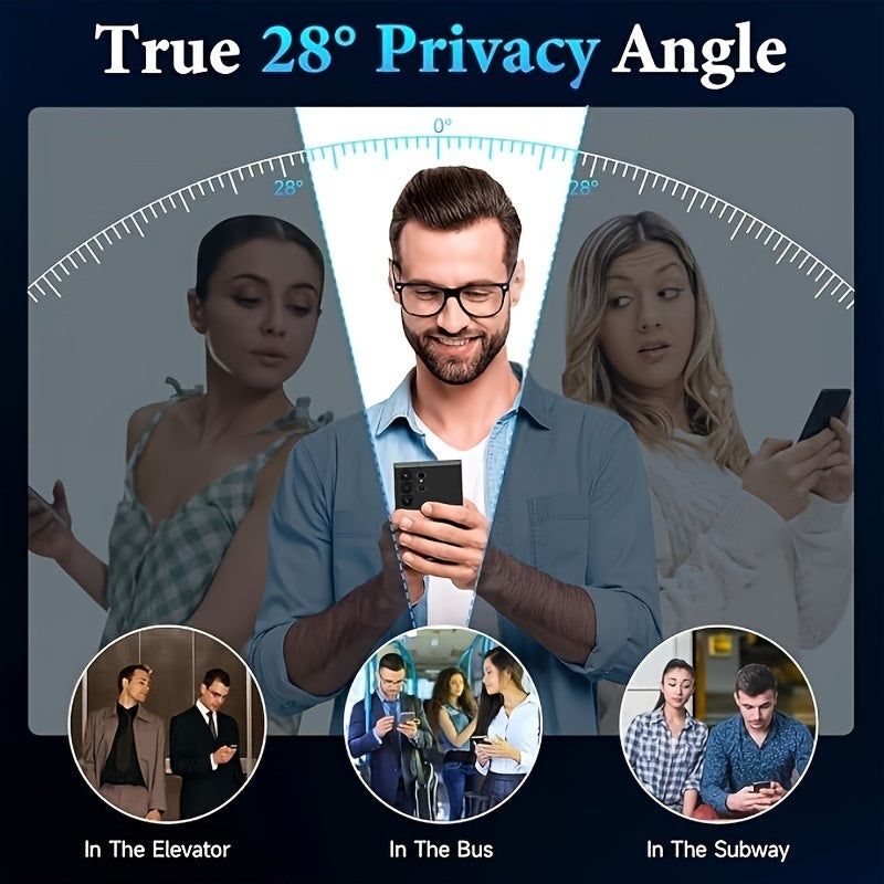 2-Pack Privacy Hydrogel Screen Protector for Samsung Galaxy Ultra Models Anti-Scratch Flexible