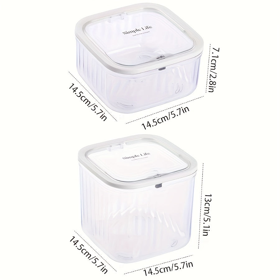 Plastic Storage Box for Hair Accessories Stackable Transparent Rectangular Organizer for Home and Office