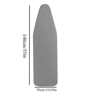 Gul naqshli dazmol taxtasi qopqog'i - Qattiq va elastik chet bilan xavfsiz joylashish, issiqlikni aks ettiruvchi texnologiya, elektr energiyasi talab qilinmaydi, uy tozalash va dazmol qilish ehtiyojlari uchun mukammal