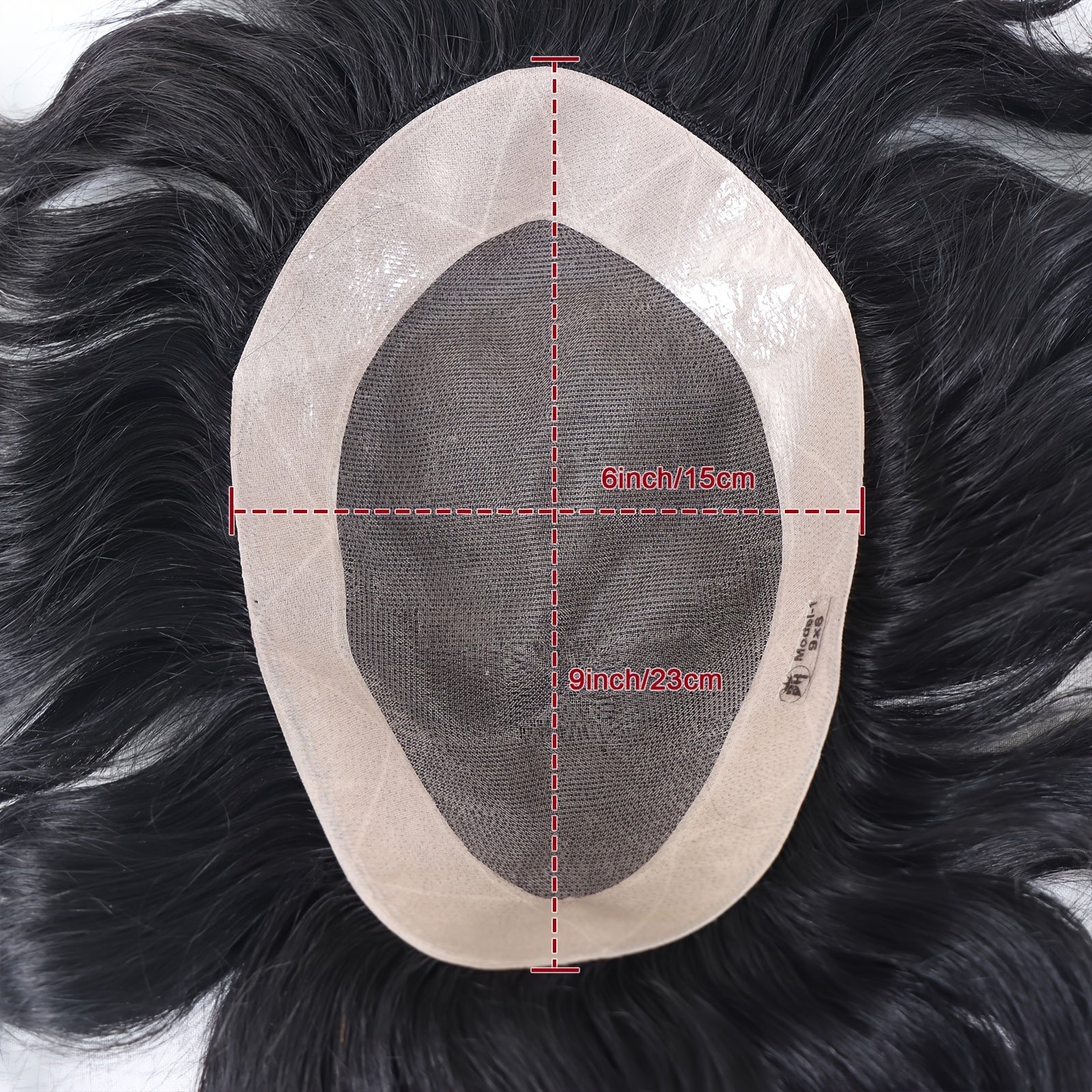 Men's Human Hair Wig with Mono Lace Cap Straight Hair All Ethnicities